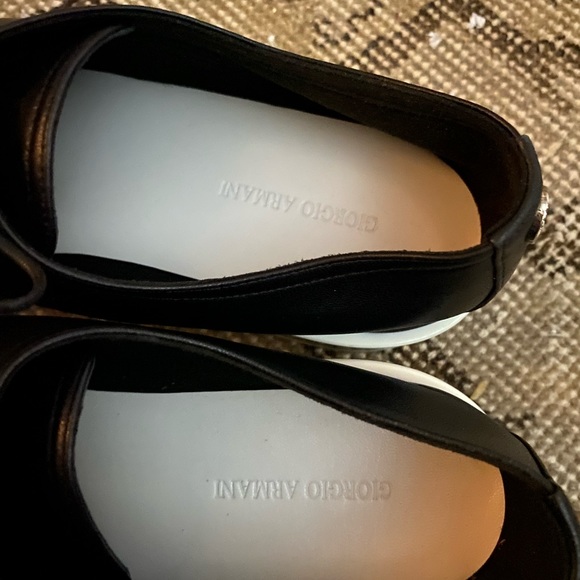 Giorgio Armani Leather Oxfords - Picture 2 of 8